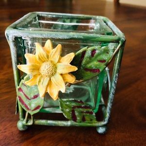 Votive Candle Holder with removable glass insert